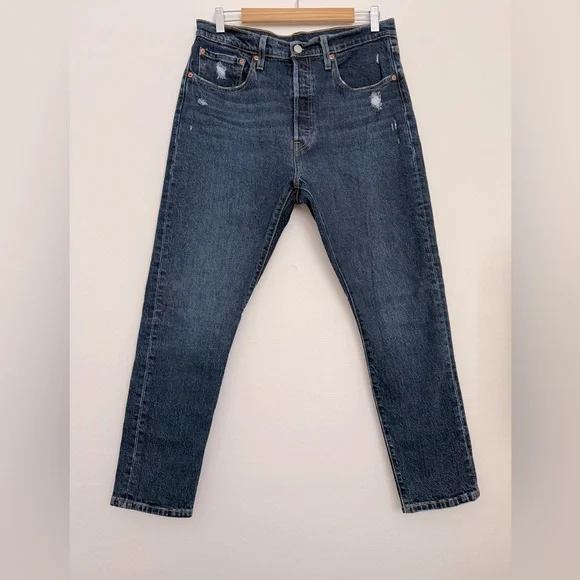 Levi's Dark Blue Skinny Jeans for Women - Picture 2 of 16